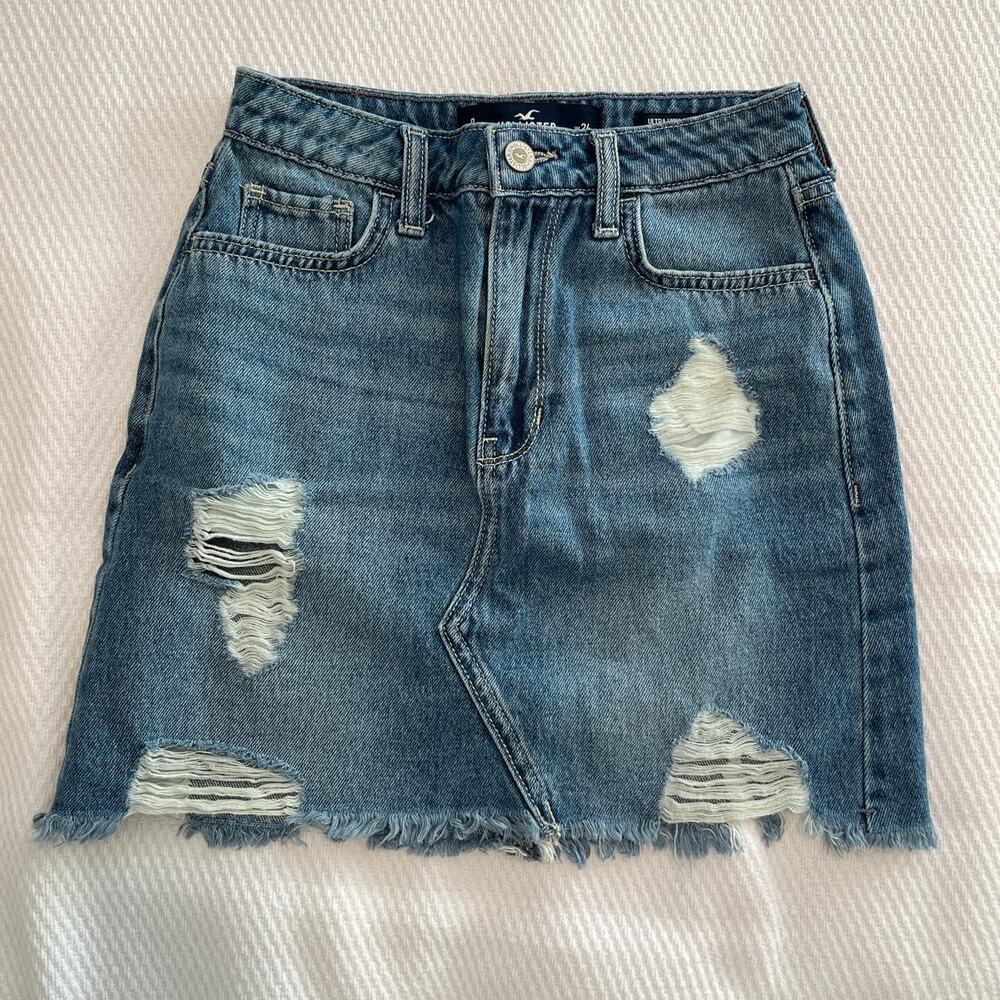 Hollister Ultra High-Rise Skirt 100% Cotton Sz 24/0